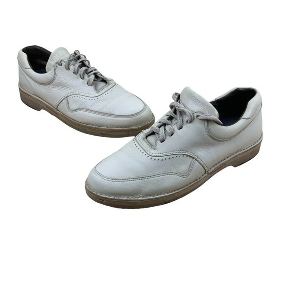 Converse HAMPTONS STYLED BY NINO CERRUTI BEIGE IVORY LEATHER OXFORD Size 10  USA - Picture 1 of 10